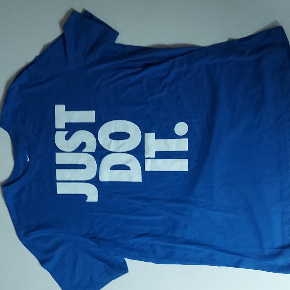 Nike Just Do It Blue Shirt